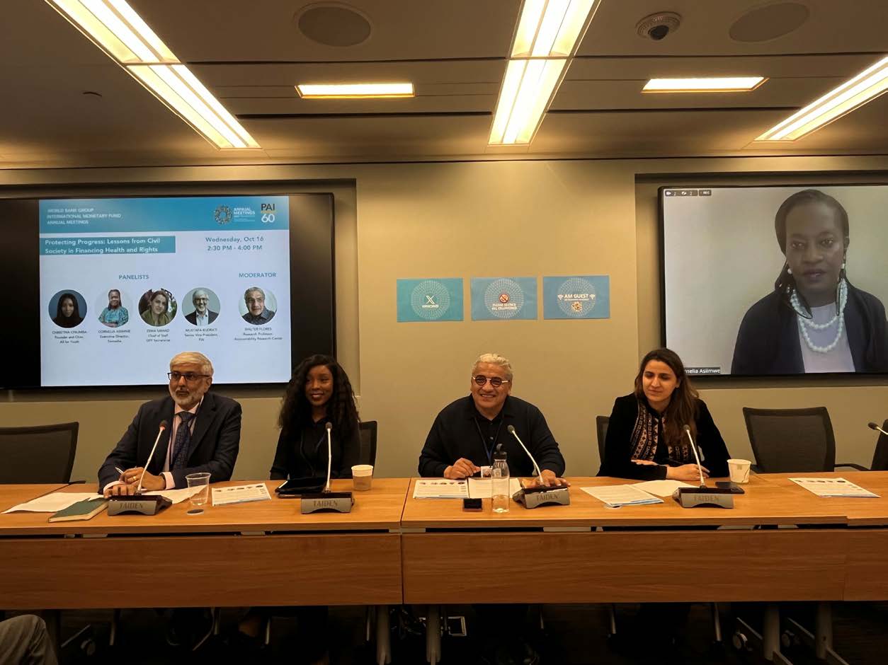 PAI and partners at the World Bank Group Annual Meetings